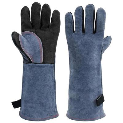 Rindleder Schweißen & BBQ Hitzebeständige Handschuhe - Verbrühschutz und Hochtemperaturschutz