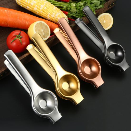Stainless Steel Lemon Squeezer Heavy Duty Manual Citrus Press for Lime Orange