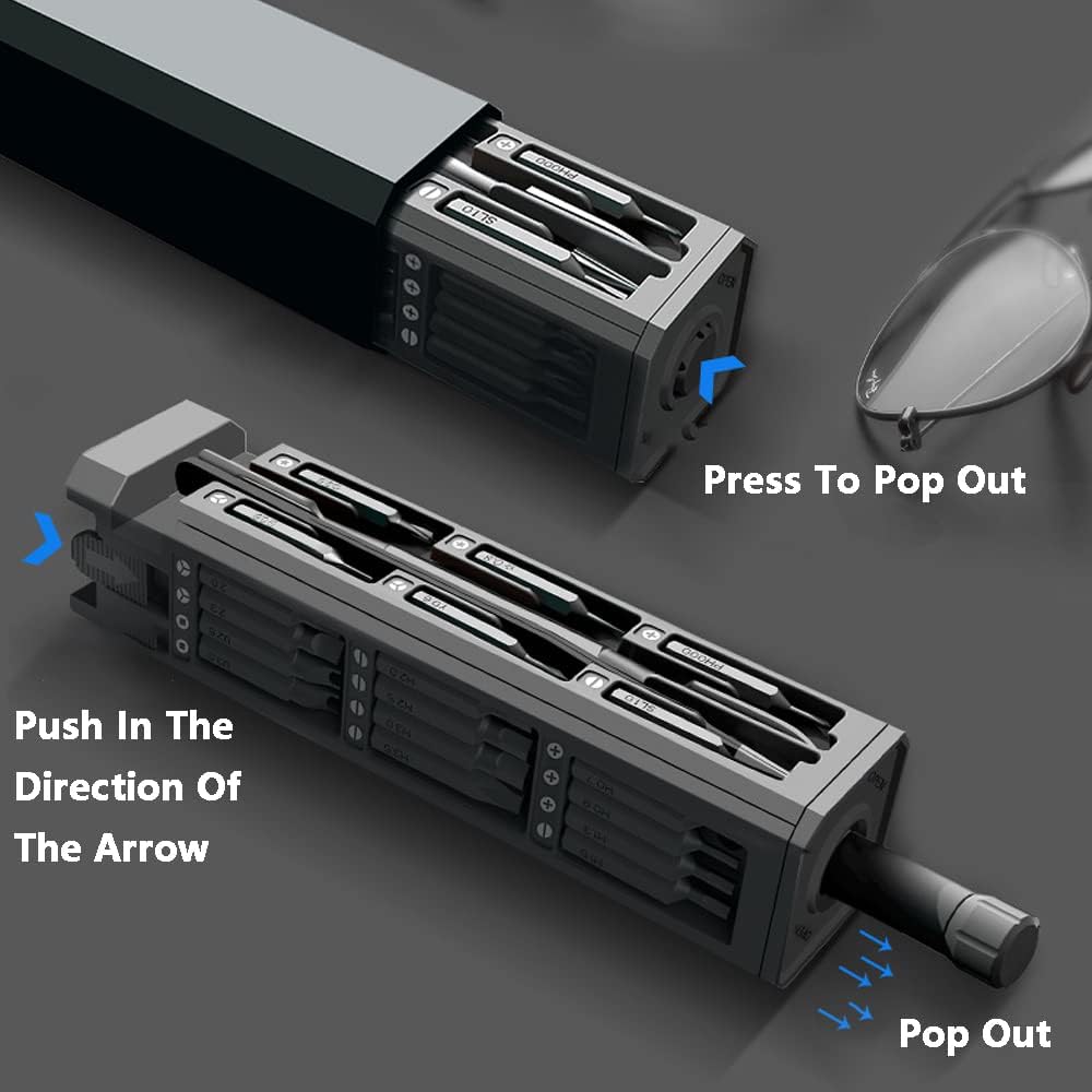 44 In 1 Precision Screwdriver Set, Multifunction Magnetic Mini Screw Driver Repair Tool Kit For Electronics