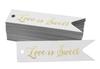 Inkdotpot Gold Foil Paper Hang Tags Love Is Sweet Wedding Favor Tags 100
