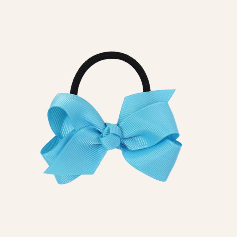 20-Pack Children's Grosgrain Ribbon Hair Ties: Cute Bubble Flowers, Accessories for Girls