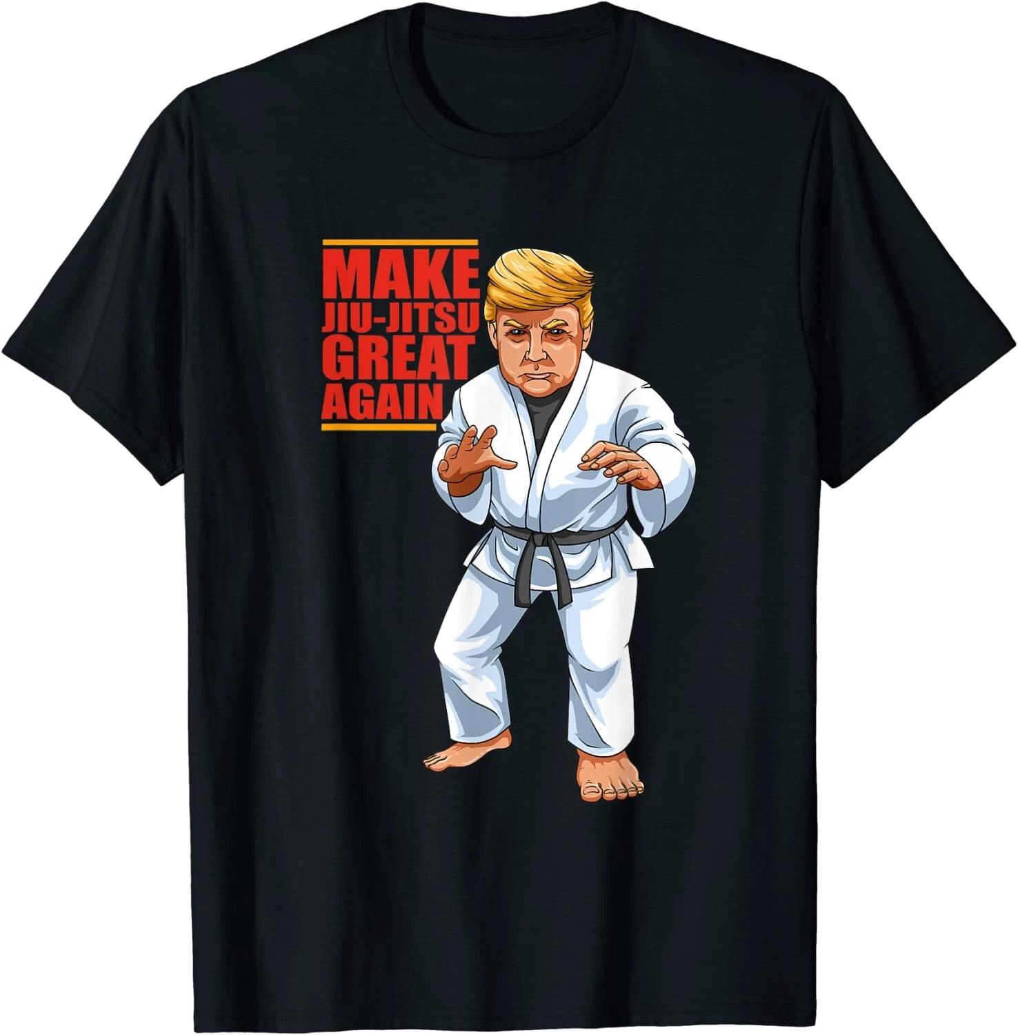 Funny Trump Republican, Jiu-Jitsu and BJJ Gift T-Shirt L