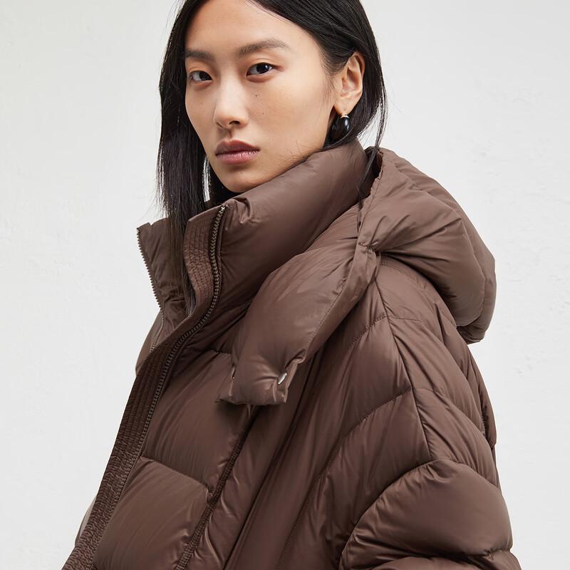 Broadcast Quilted Hooded Stand-up Collar Short Down Jacket