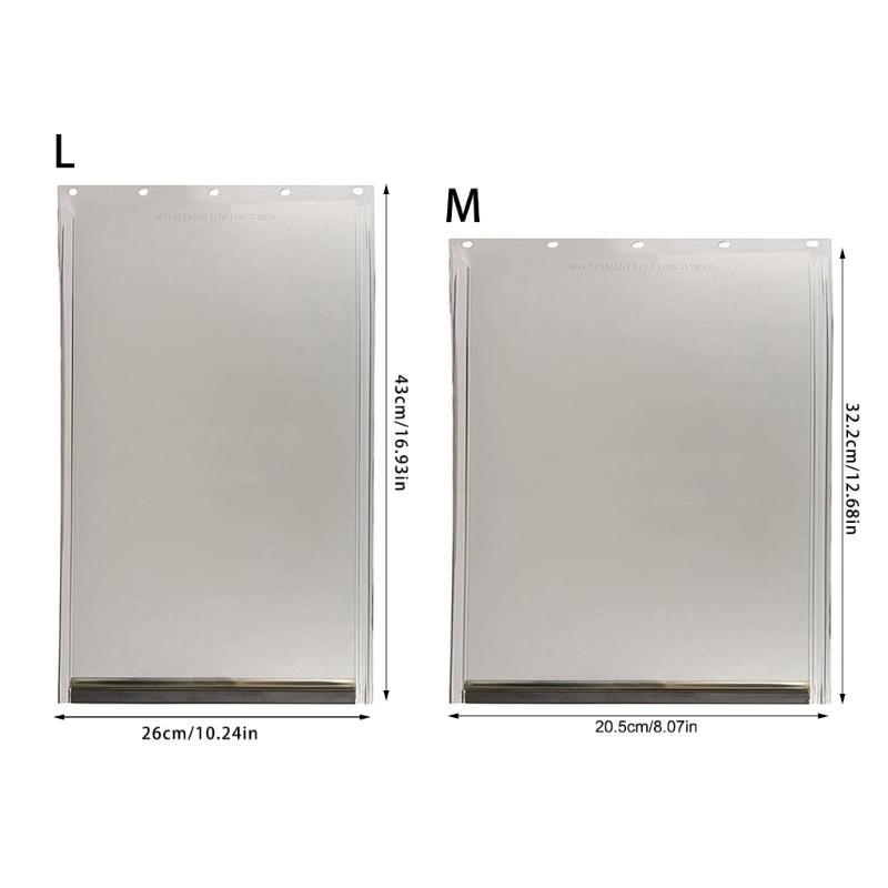 Dog Door Replacement Flap Entry Easy Installation Flap Replacement Dog Door Curtain for Interior Exteriors Door