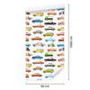 Colorful cars wallpaper for living room and bedroom 50x1000