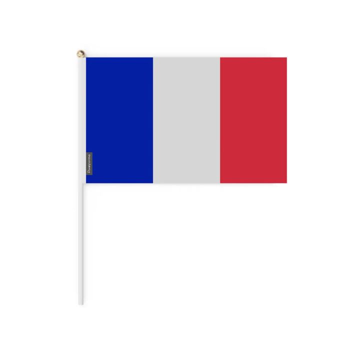 Drapeau - Frankrike - Mini Drapeau - 14 x 21 cm - Polyester - Léger et robuste