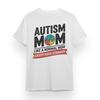 Men's T-shirt With Autism Mom Strength Unisex White 100% Cotton Plus Size Tee