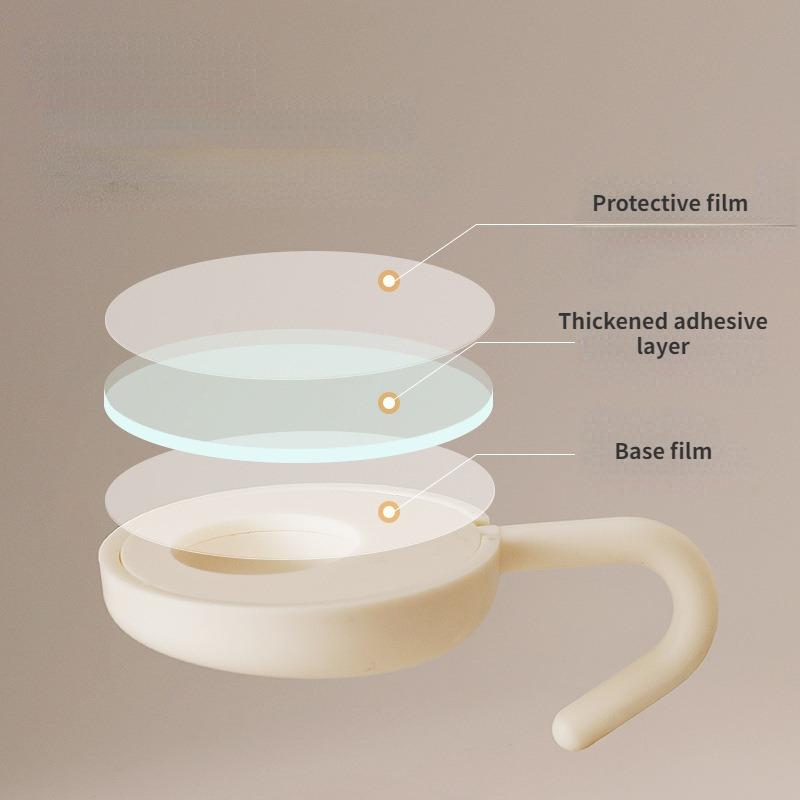 Hook with Strong Adhesive for Wall Hanging, Load-bearing Hook Without Nails, No Trace, for Door, Dormitory, No Drilling Required