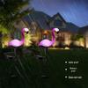 Solar LED Flamingo Gartenleuchte – Dekorative Außen-Bodenleuchte für den Hof
