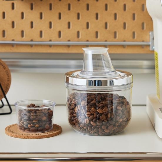 900/1400/2000/2600ML Sealed Jar with Airtight Lid Large Capacity Clear Fruit Dry Goods Nuts Grain Cereal Seasoning Tea Leaf Container Storage Box