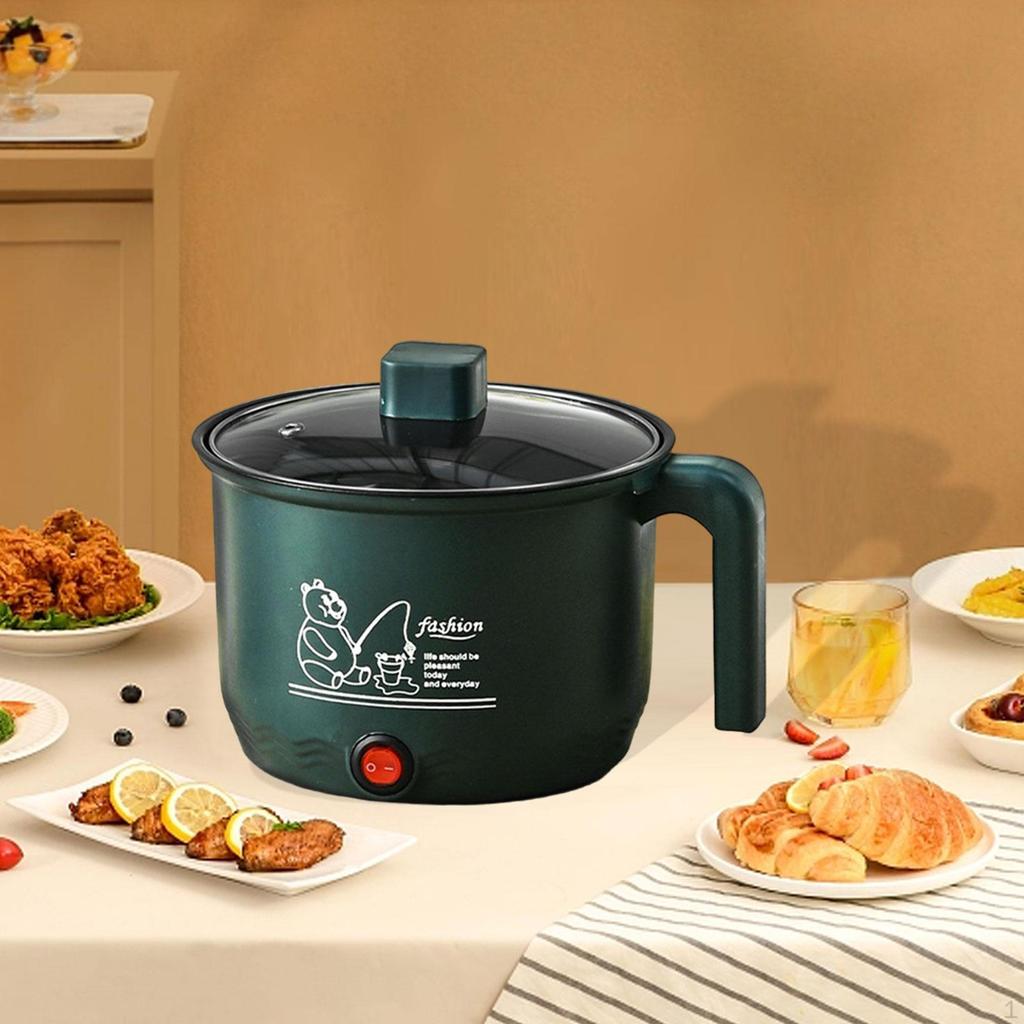 Small Electric Rice Cooker Fit 12 People Nonstick for Noodles Ramen Cooking Only Pot