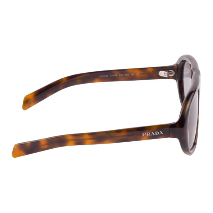 Prada Logo Pilot Sunglasses Women Sunglasses Tortoise SPRC05_E20D