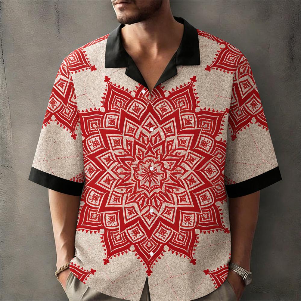 Summer Casual Holiday Beach Shirt 3D Fun Pattern T-shirt Retro Short Sleeve Street Vacation Outdoor Men's and Women's Shirt
