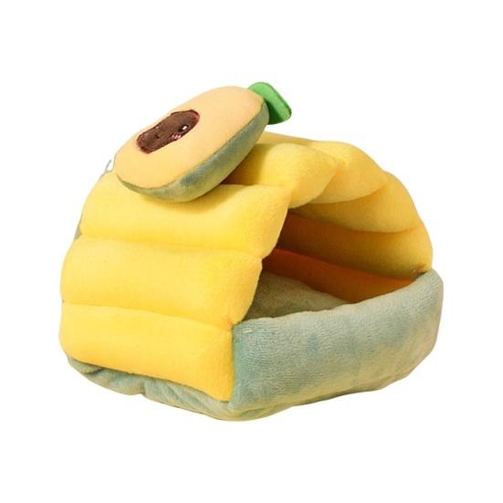 

Мягкое гнездо для хомяка, укрытие для маленьких животных, уютный домик-пещера для кролика S