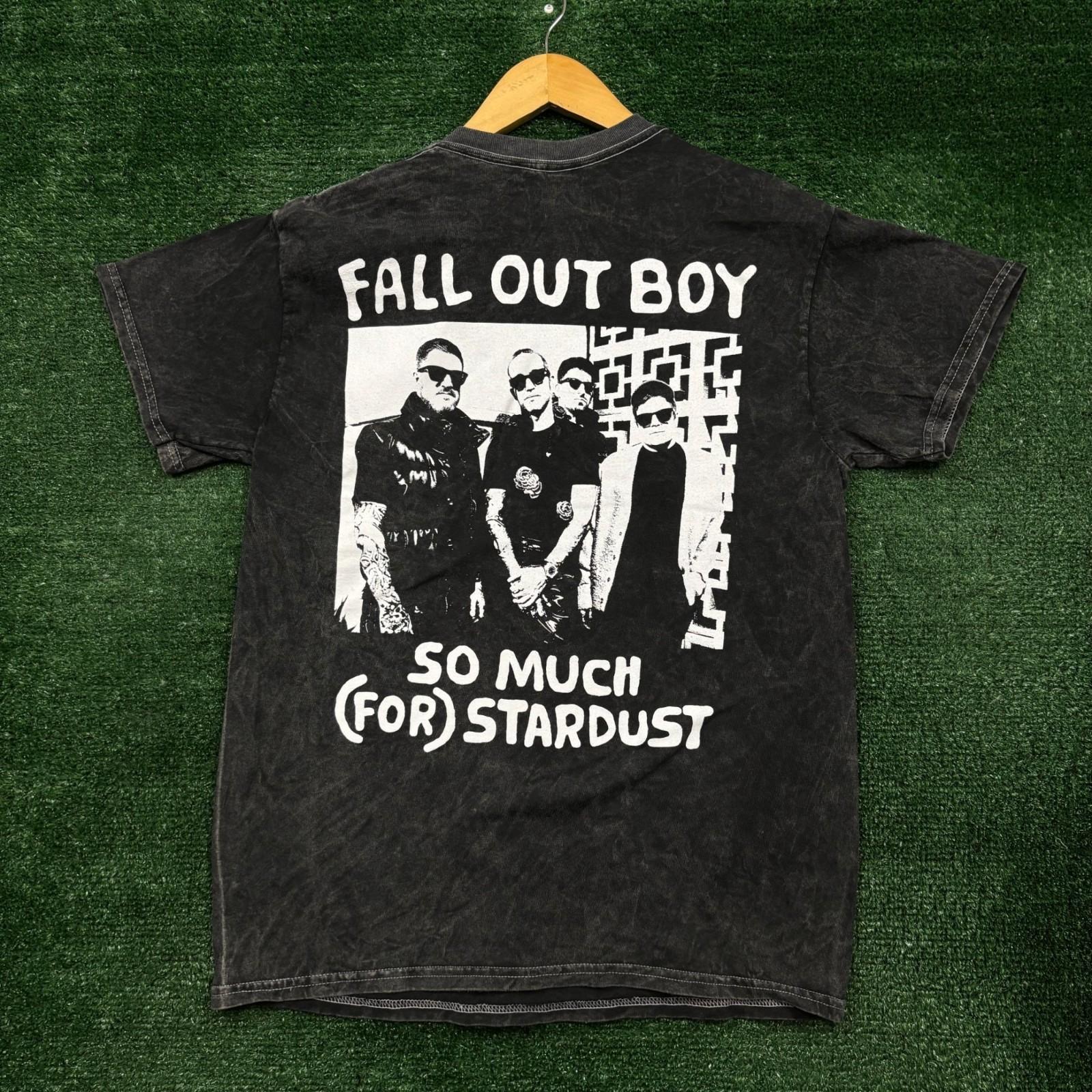Fall Out Boy So Much (For) Stardust Rock Band Mineral Wash T-Shirt Medium 3XL