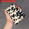 2DFlat Samsung Phone Case Black & Cream Floral Pattern Phone Case Applicable To Galaxy S22 S23 S24 S25ULTRA S26 A12 A13 A14 A15 A16