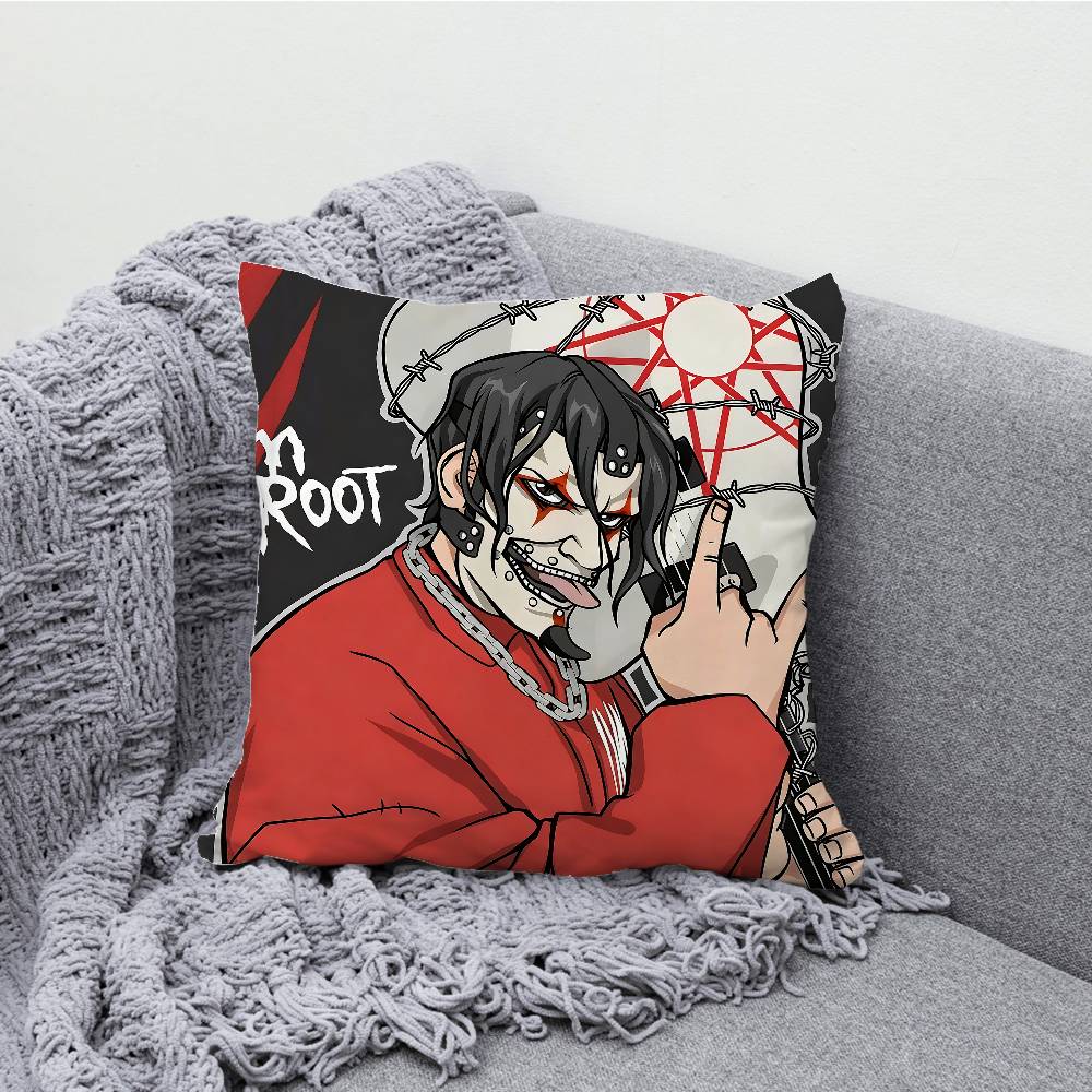 S-Slipk-notS Chibi Pillow Case For Sofa Decor Car Office Room Printing Cushion Cover Decorations and Protector