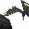 BYEMTTY 3D Traktionspad Tank Kit für Ninja 650 (2017–2024) und Ninja Z650 (2019-2024) - Grün