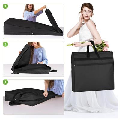 Wedding Dress Storage Bag Foldable Coat Suit Dress Protector Portable with Transparent Window for Wedding Dresses Shirts Jackets