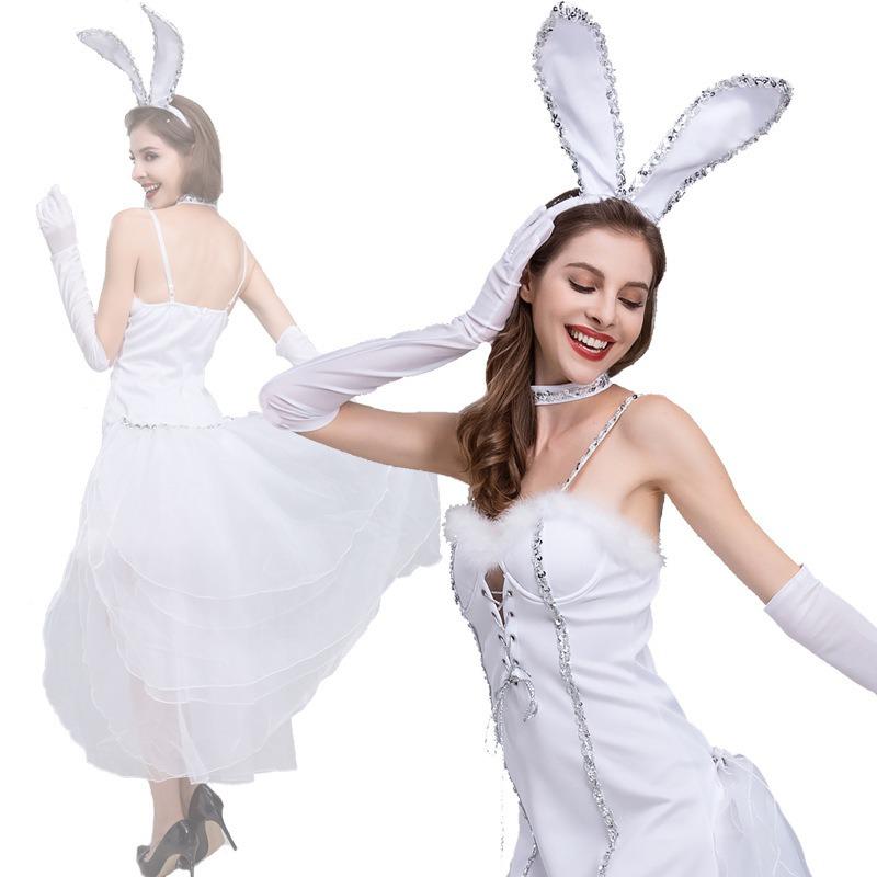 Halloween Costumes, Bar D Costumes, Sexy Bunny Girls, Nightclub Dj Female Singer Lead Dance Costumes Are Fashionable
