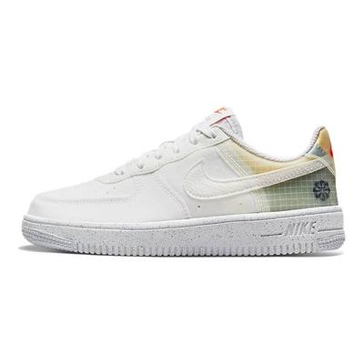 Force 1 Crater PS Move To Zero - White Orange Kids Sneakers DH4340-100
