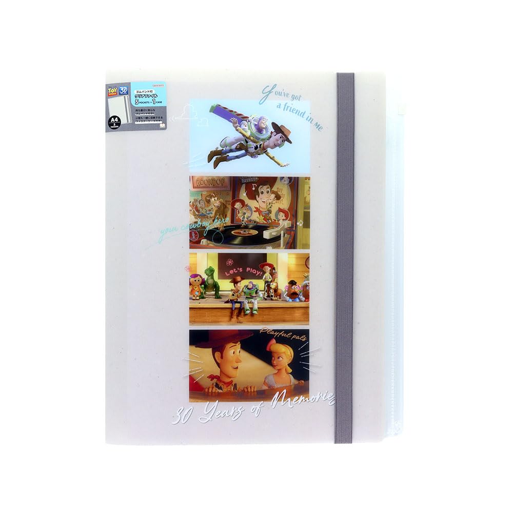 

Stationery Toy Story Disney Pixar Clear Elastic 5 S2174740 Sun-Star File, Multi-functional, Band, Pockets, Zipper, Scene,