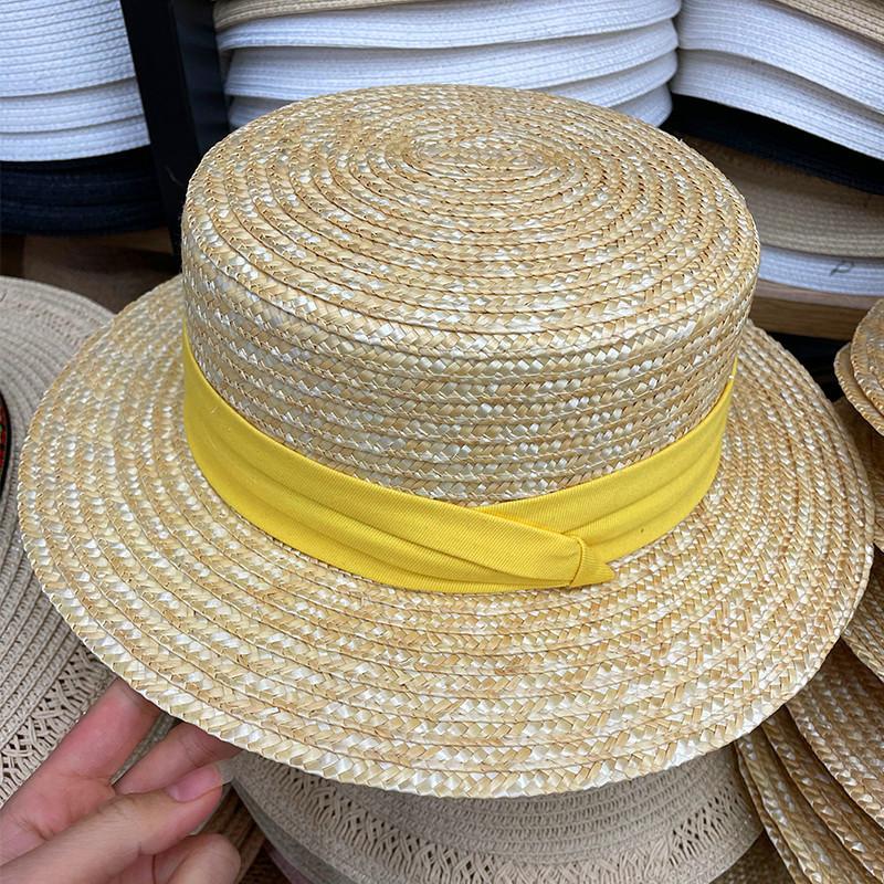 Hat Summer Sun Hat Women's Sun Protection Big Brim Hat Travel Beach Straw Straw Hat Women's Fashion Versatile Sun Hat