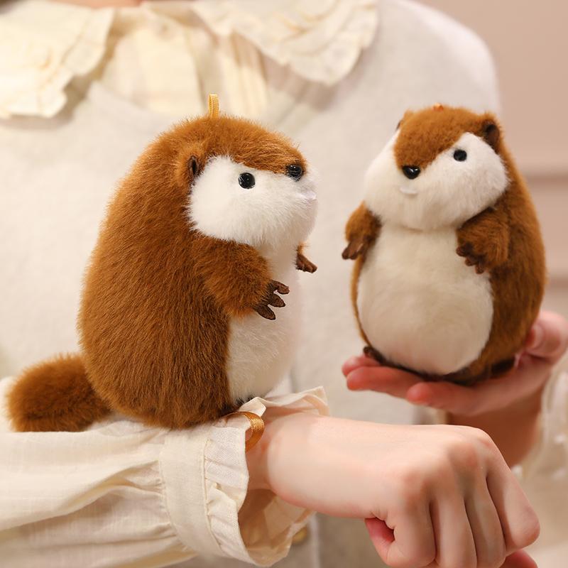 Cartoon Hot Selling Marmot Plush Doll Cute Nezha Beaver Marmot Animal Stuffed Toy Home Decoration Gift For Boys And Girls