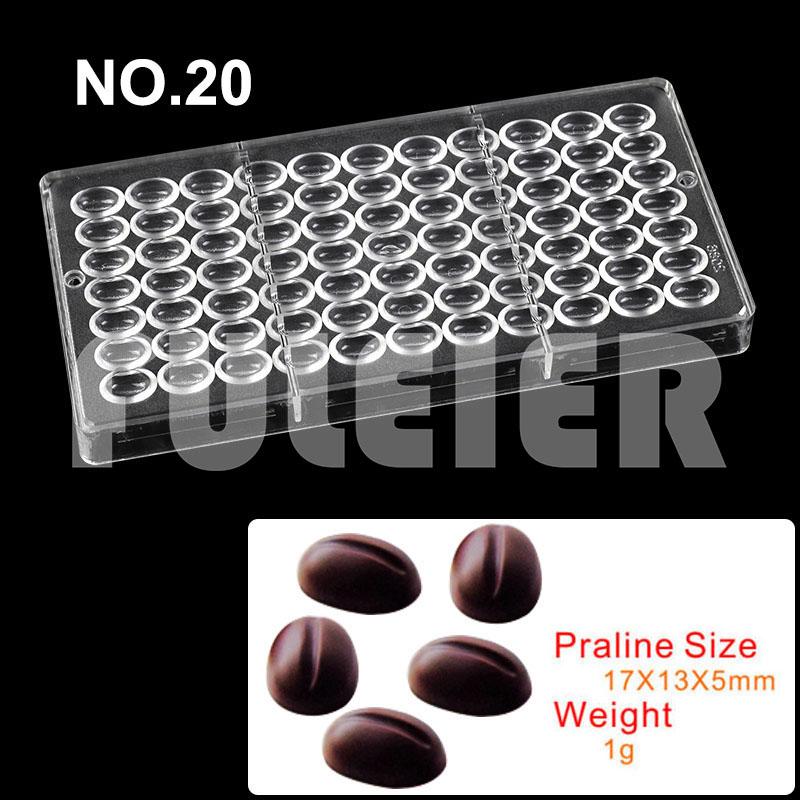 

Polycarbonate Chocolate Molds Square Round Sweets Candy Bar Mould Baking Cake BonBon Confectionery Tools Bakeware