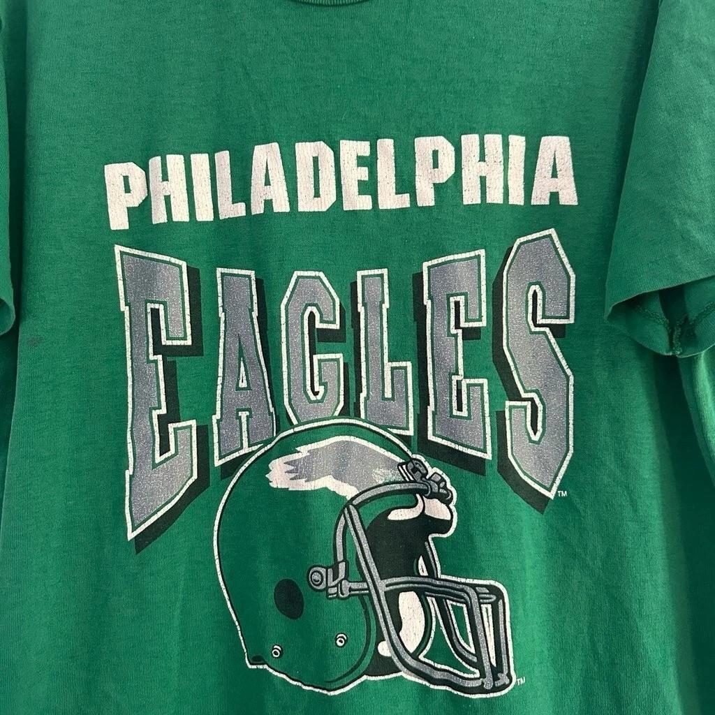 Philadelphia Eagles 90 s Champs Football Team Green Color T shirt S-5XL KH14711 XXXL