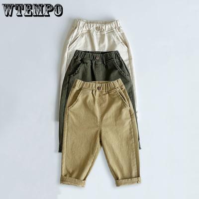 Pantalones de Primavera para Niños Pantalones Sólidos para Niños Pantalones de Moda para Niños Pantalones Cortos Jeans para Niños Ropa para Bebé