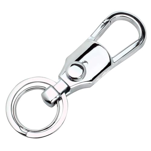 

[Бонус радости] Брелок для автомобилей и мотоциклов, Карабин, Кольцо для ключей двойное, Мужской, Удобный, Умный, Простой дизайн, Чехол для ключей, Металлический,