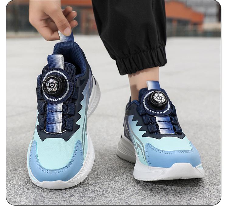 Spring & Autumn 2025 Breathable Mesh Children's Sports Shoes - Non-slip, Shock-Absorbing Running Sneakers for Boys & Girls