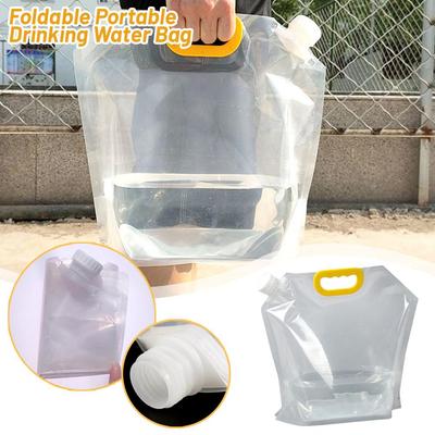 1.5/2.5/5/10L Foldable Portable Drinking Water Bag Hiking Bag Emergency Storage Camping Water F P3R7
