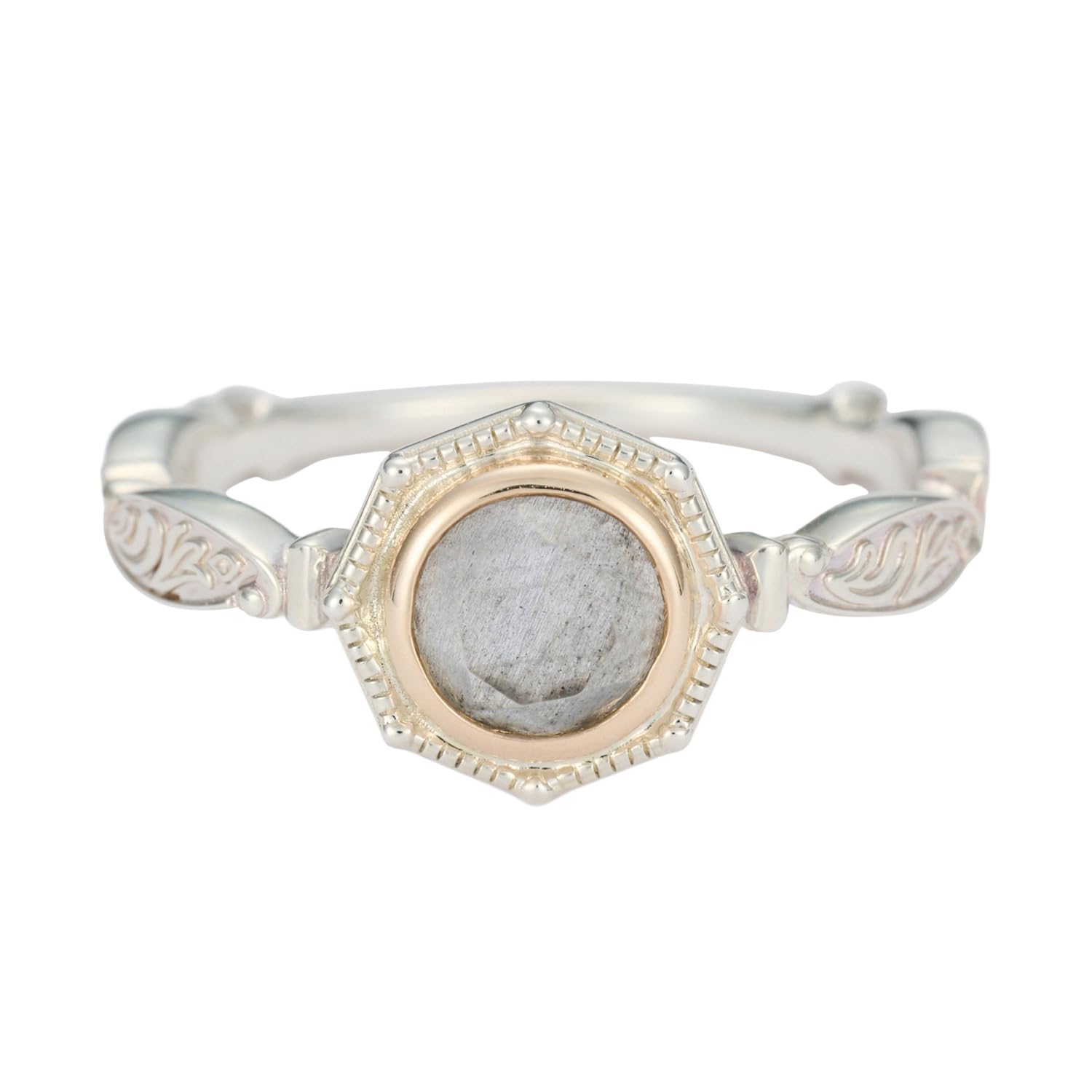 

Silver [Agate] Labradorite/Quartz Ring 1024311124225011 сірий колір