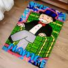 Custom personalization Mr. Monopoly Print Area Rug - Soft, Washable Non-Slip Indoor Mat,Living Room,Home&Office Decorative Rug