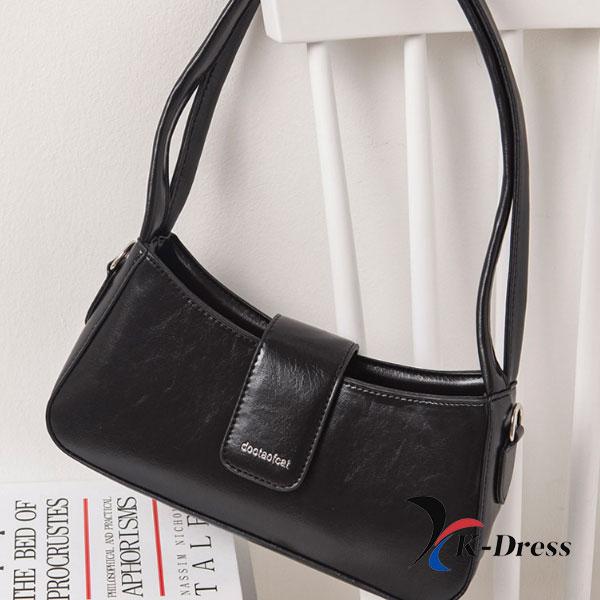 Square Baguette Glossy Shoulder Bag (3 Colors) Basic Type