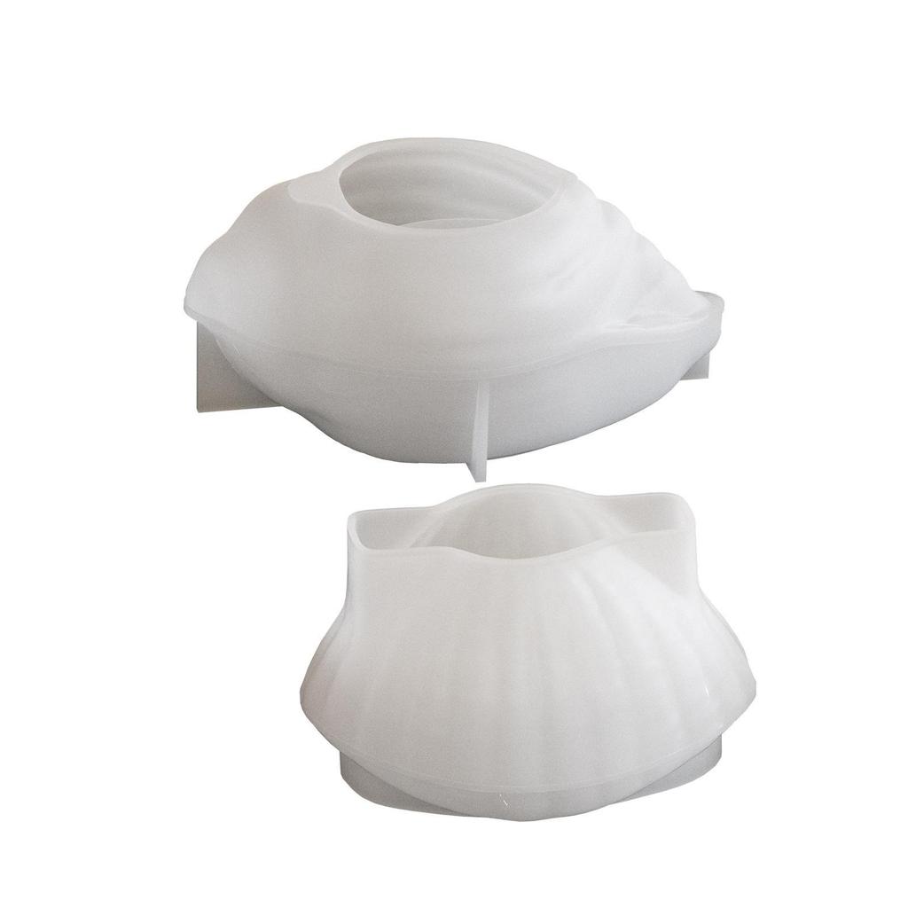 Poppy DIY Epoxy Resin Seashell Candle Holder & Ocean Storage Jar Silicone Mold