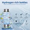 Hydrogen Water Bottle Portable Rechargeable Hydrogen Water Rapid Electrolysis with SPE/PEM Technology for Home Office Travel