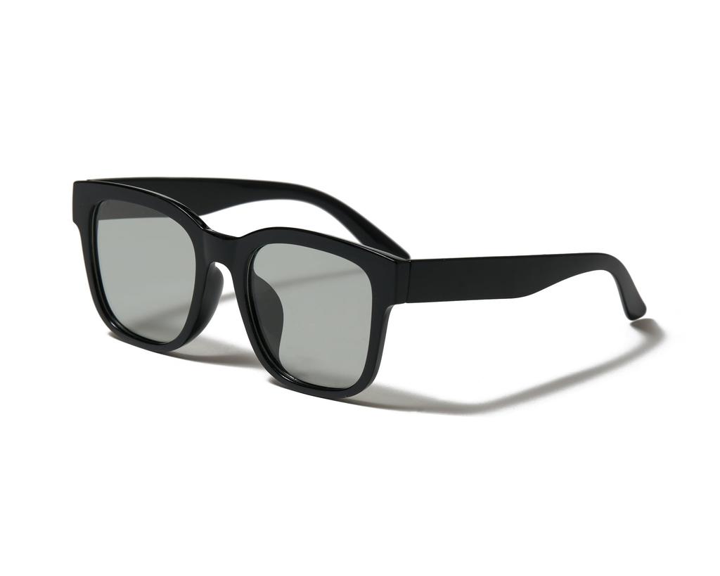 [Flex] Photochromic and Polarized Square Wide Sunglasses (black, Green, Dark Green) Brand Women's Men's Popular Stylish Fashion Glasses UV Protection