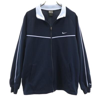 Track Jacket L Navy Jersey Women Used