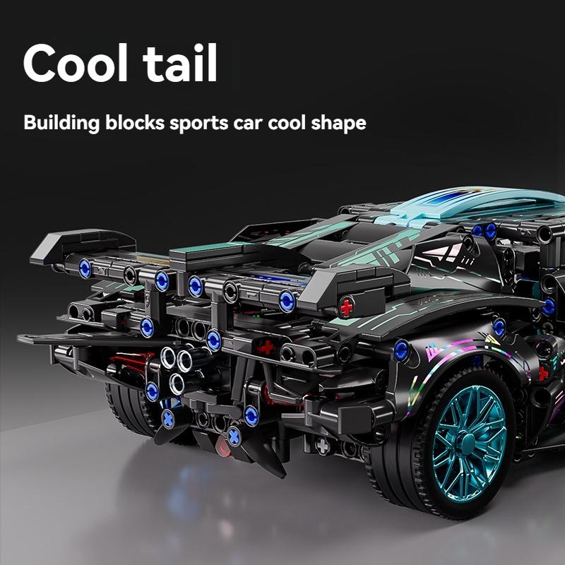 Non-Toxic 1:14 Technical Racing Diy Sports Car Building Blocks Toys Assemble Brick Car Toys For Children'S Birthday And Christmas Gift