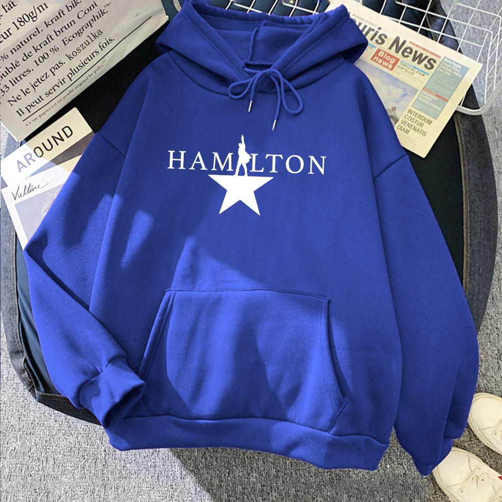 Musical Hamiltonn Hoodies Long Sleeve Women/Men Sweatshirts Hooded Winter Warm Fashion Pullovers Graphic Printing Clothes Female