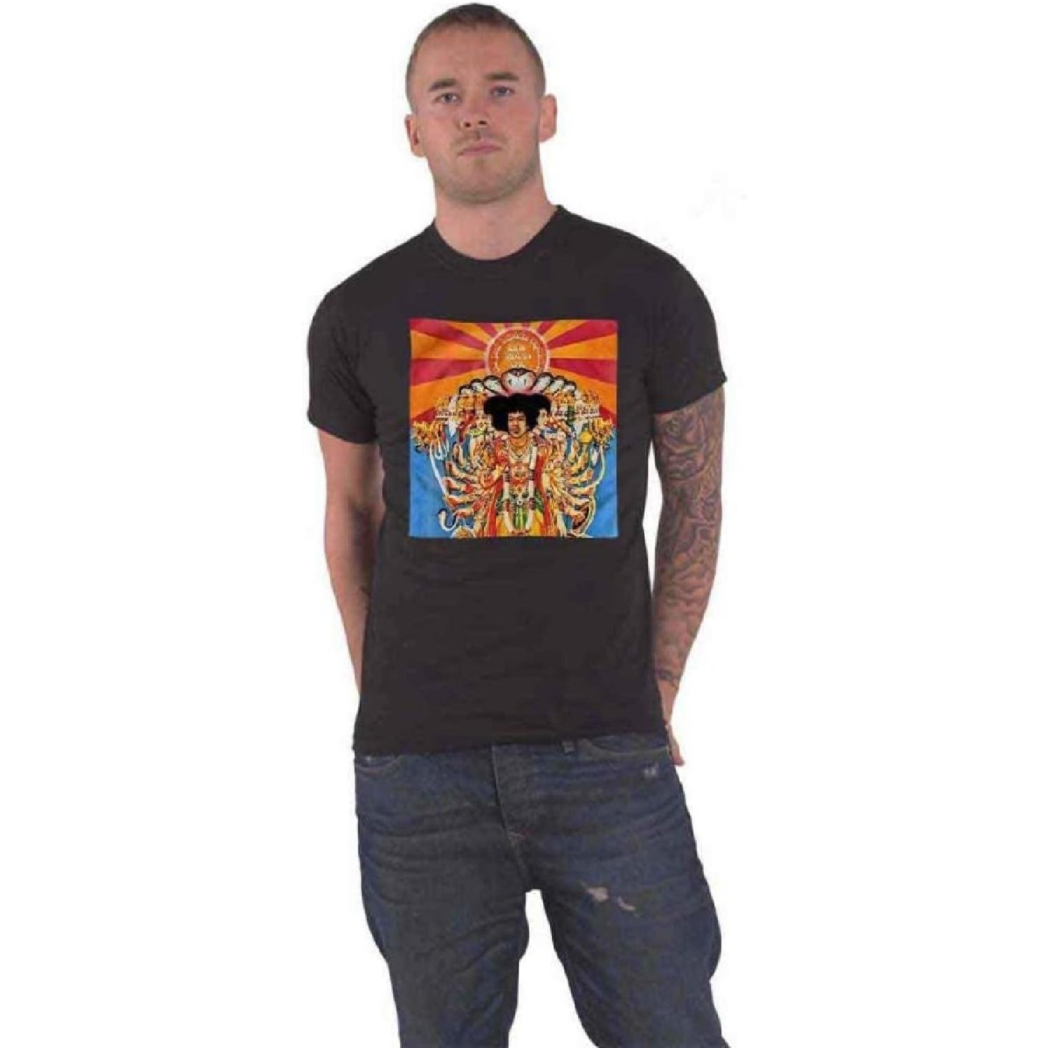 Jimi Hendrix T Shirt Axis Logo New Official Mens Black S