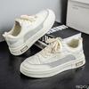Fashion Summer Men's New Breathable Canvas Shoes Men's Trendy Versatile Thick Bottom Simple Comfortable Sports Leisure Board Shoes