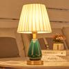 Bedroom Ceramic Table Lamp Bedside Table Room Living Room Decoration Study Retro Lighting Remote Control Desk Lamp E27 Bulb