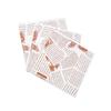 100Pcs Sandwich Bags Grease Proof Kraft Paper Bag Packaging for Dessert