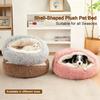Cozy Cats Beds Pad Dogs Mattress Warm Soft Plush Pets Bed Shell-Shaped Semi-enclosed Cat Sleeping Nests For Small Dogs Kitten