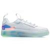 Li Ning Counterflow Slip Resistant Abrasion Resistant Low Top Skateboard Shoes Men's White Gray AGCP289-1