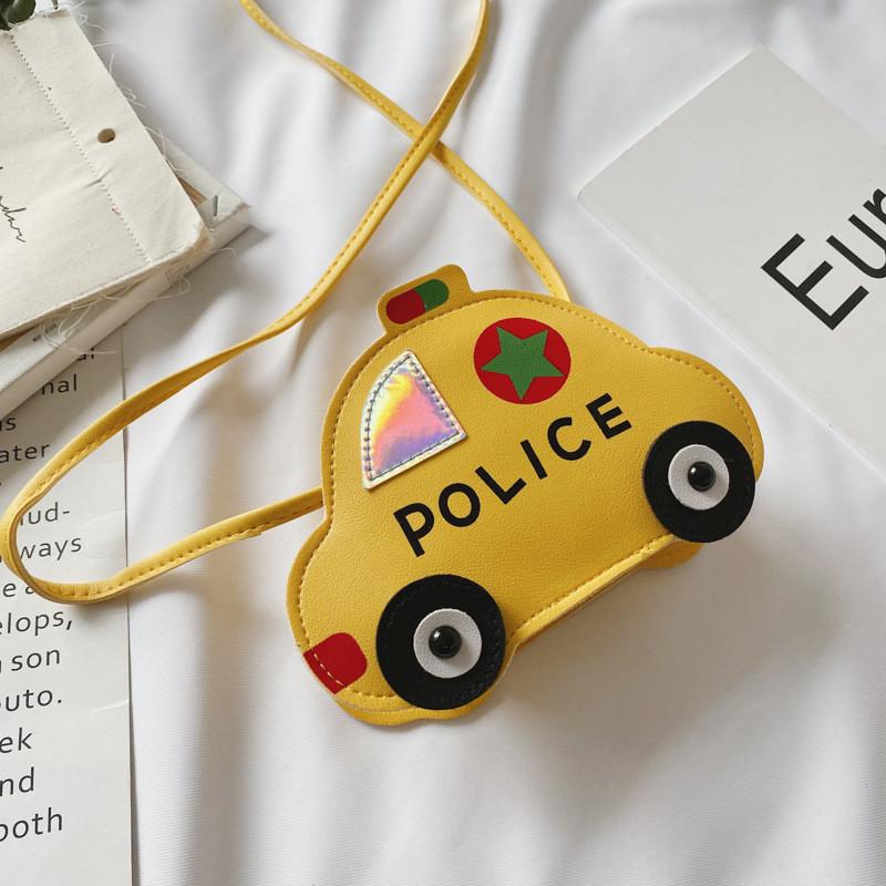 Adorable Cartoon Car Kids Crossbody Bag Cute Shoulder Bag For Boys And Girls